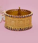 Golden  Etty Floral Bracelet