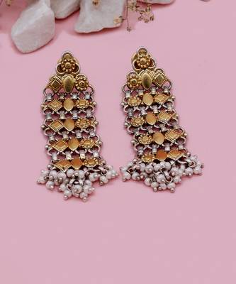 Golden Huma  Earrings 1