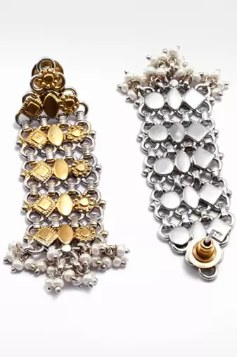 Golden Huma  Earrings