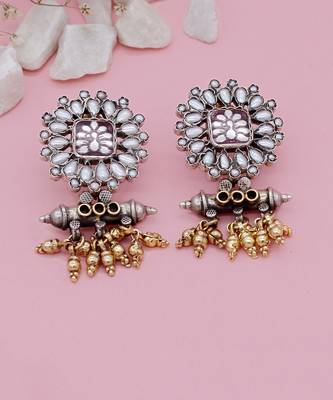 Silver Leila  Earrings 1