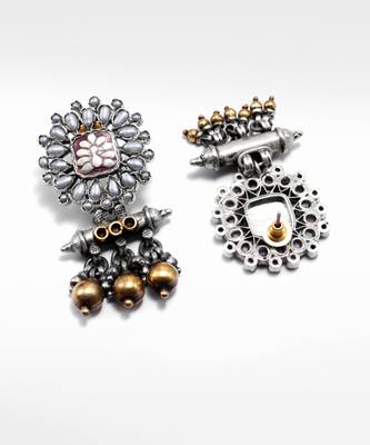 Silver Leila  Earrings 2