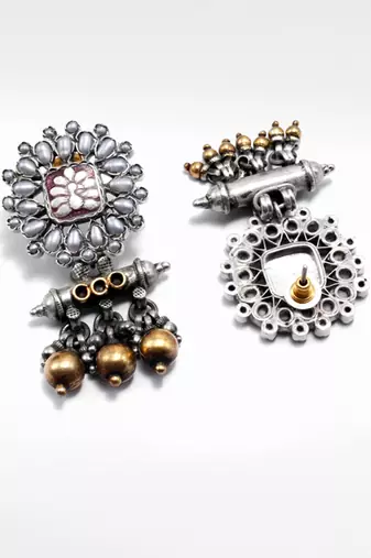 Silver Leila  Earrings