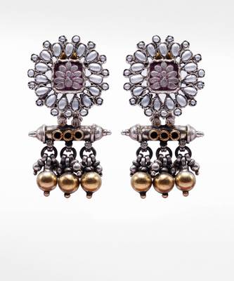 Silver Leila  Earrings 3