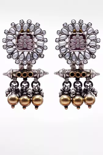 Silver Leila  Earrings