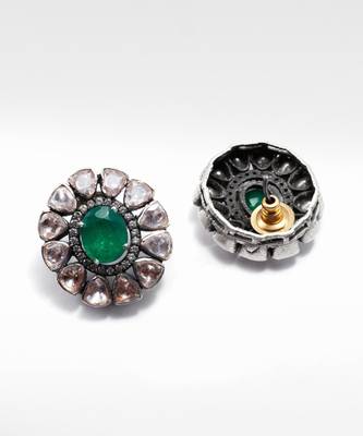 Silver  Mahnaz Earrings 2