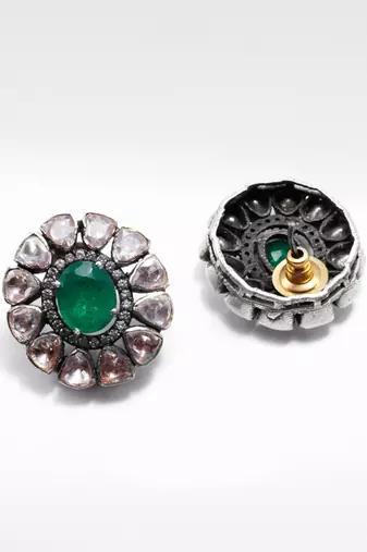 Silver  Mahnaz Earrings