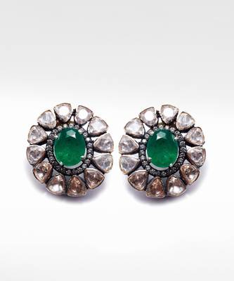 Silver  Mahnaz Earrings 3