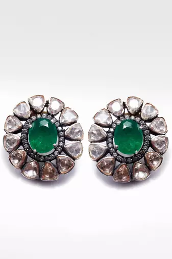 Silver  Mahnaz Earrings