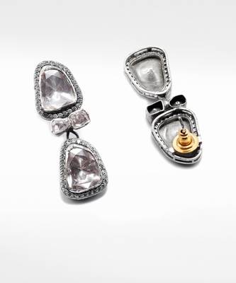 Silver  Mahroz Earrings 2