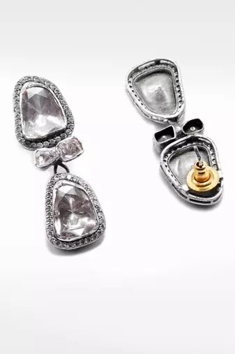 Silver  Mahroz Earrings