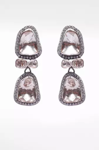 Silver  Mahroz Earrings