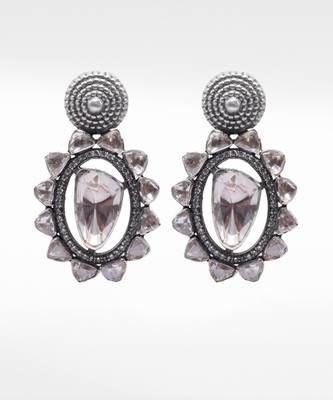 Silver  Mahtab Earrings 3