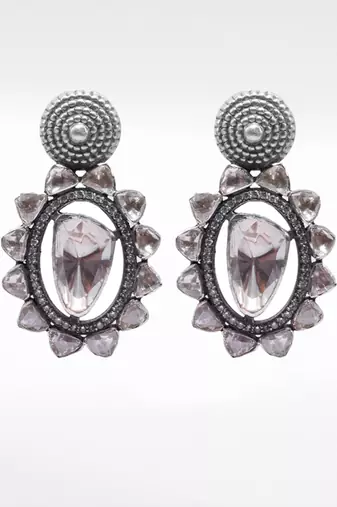 Silver  Mahtab Earrings