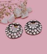 Silver  Margat Moissanite Earring