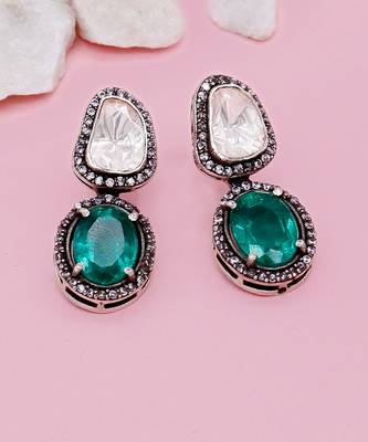 Silver  Rukhsar Earrings 1