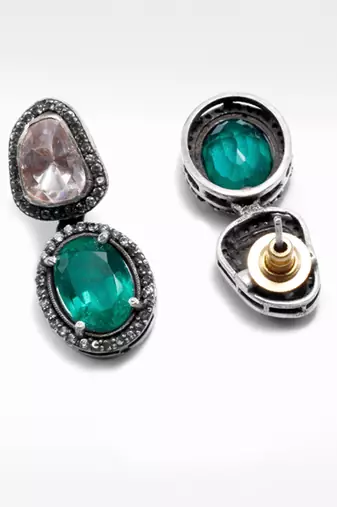 Silver  Rukhsar Earrings