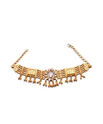 Golden  Yegane Moissanite Choker 2