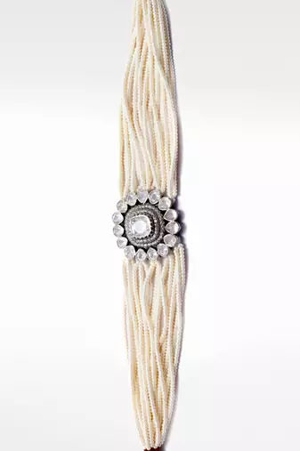 Silver  Arzu Pearl Choker