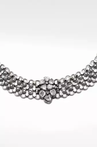Silver  Bano Necklace