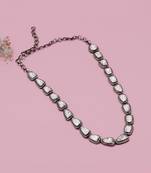 Silver  Moissanite Cyra Necklace