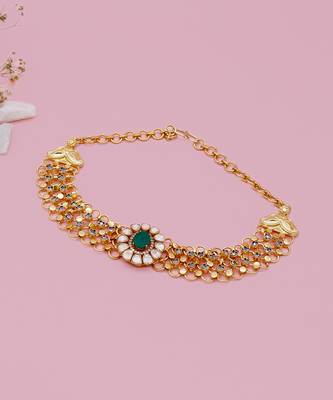 Golden Darya  Moissanite Choker 1