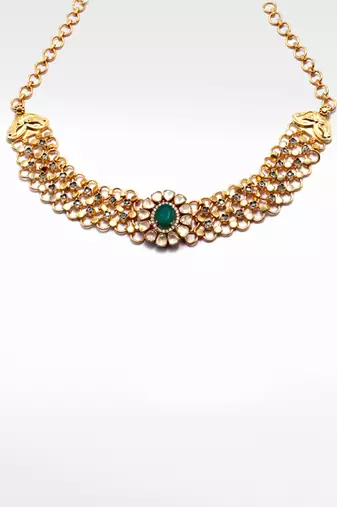 Golden Darya  Moissanite Choker