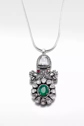 Silver Dilara  Necklace