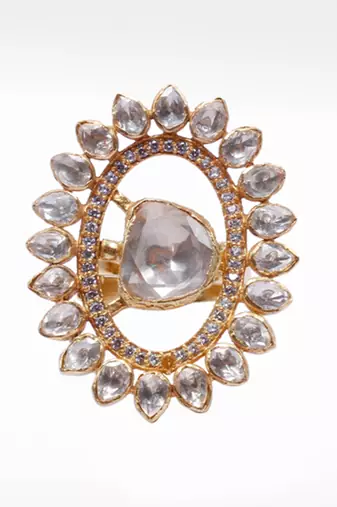 Golden  Golnar Adjustable Ring