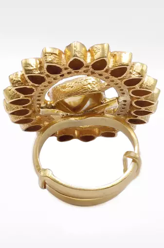 Golden  Golnar Adjustable Ring