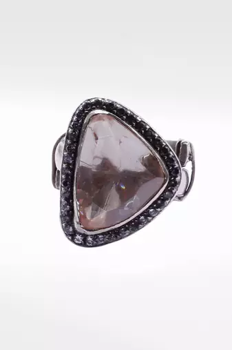 Silver  Heer Adjustable Ring