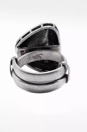 Silver  Heer Adjustable Ring