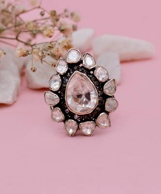 Silver Oldooz  Adjsutable Ring 1
