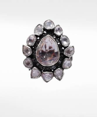 Silver Oldooz  Adjsutable Ring 2