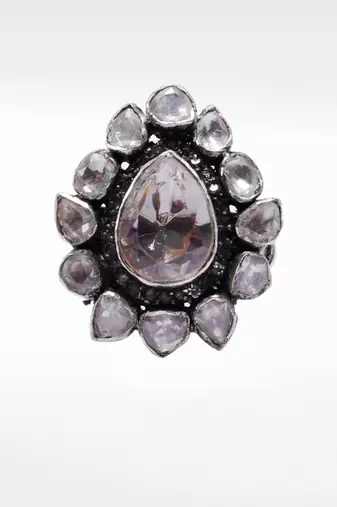 Silver Oldooz  Adjsutable Ring
