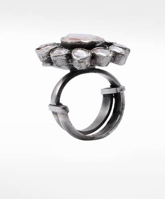 Silver Oldooz  Adjsutable Ring 4
