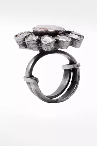 Silver Oldooz  Adjsutable Ring