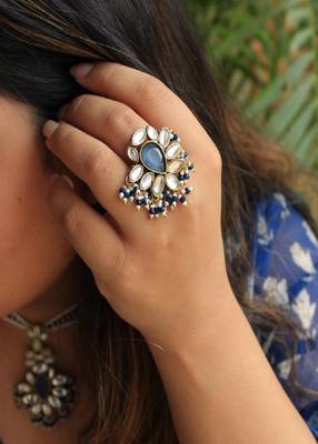 Kundan Adorned Ring 2
