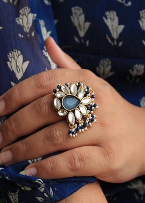 Kundan Adorned Ring 4