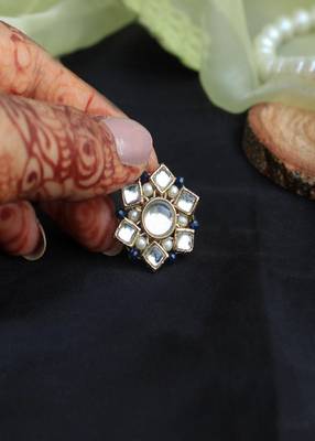 Kundan Blossom Ring 1