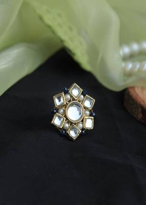 Kundan Blossom Ring 2