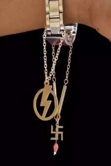 Swastik And Lightening Set Of 2 Watch Charms