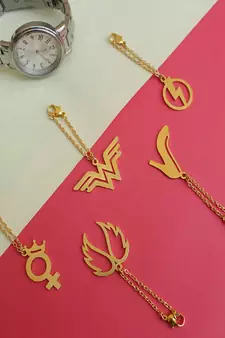 Swastik And Lightening Set Of 2 Watch Charms
