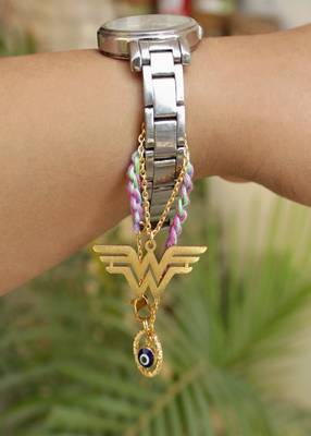 Crochet Evil Eye & Wonder Woman Set Of 2 Watch Charms 1