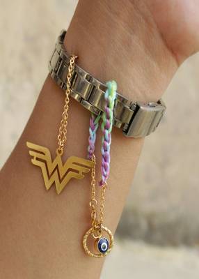 Crochet Evil Eye & Wonder Woman Set Of 2 Watch Charms 2