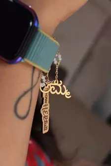 Pow Her Full Amma  set of 2 Watch Charms