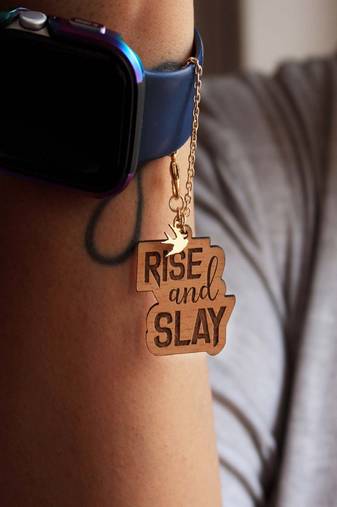 Rise & Slay Watch Charm