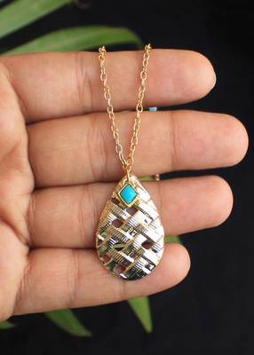 Leaf And Kundan Necklace 4