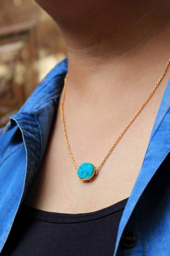 Druzy Stone Necklace