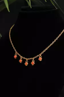 Colored Enameled Kundan Necklace