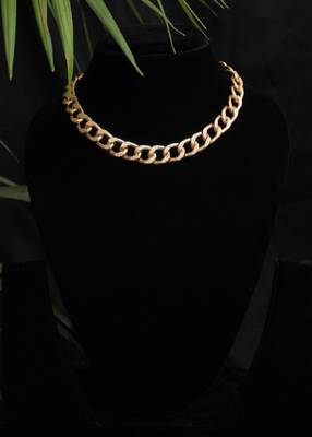 Curb Chain Choker Necklace 4